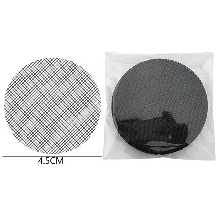 50Pcs Round Gardening Mat Impermeable Pad Flower Pot Mesh Pads Hole Gasket, 4.5cm Diameter