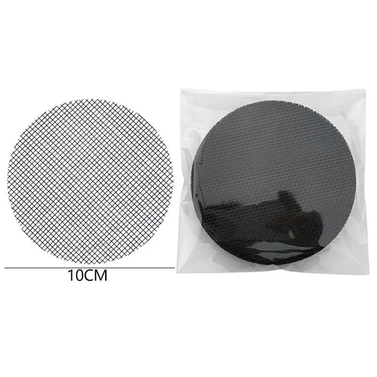 50Pcs Vasos de Flores Malhas Almofadas Jardim Mat Redondo Impermeável Pad Tela de Drenagem, 10cm de Diâmetro