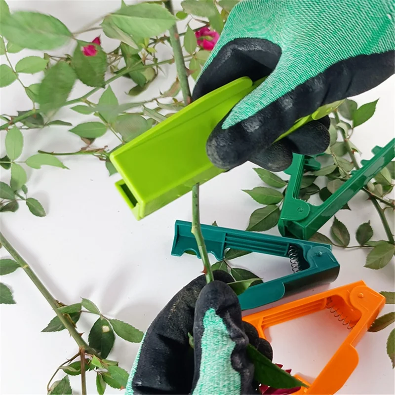 Rose Leaf Thorn Stripper Kit Stripping Tool Thorn Remover Stem Cleaner Tool for Gardening Flower - Blue