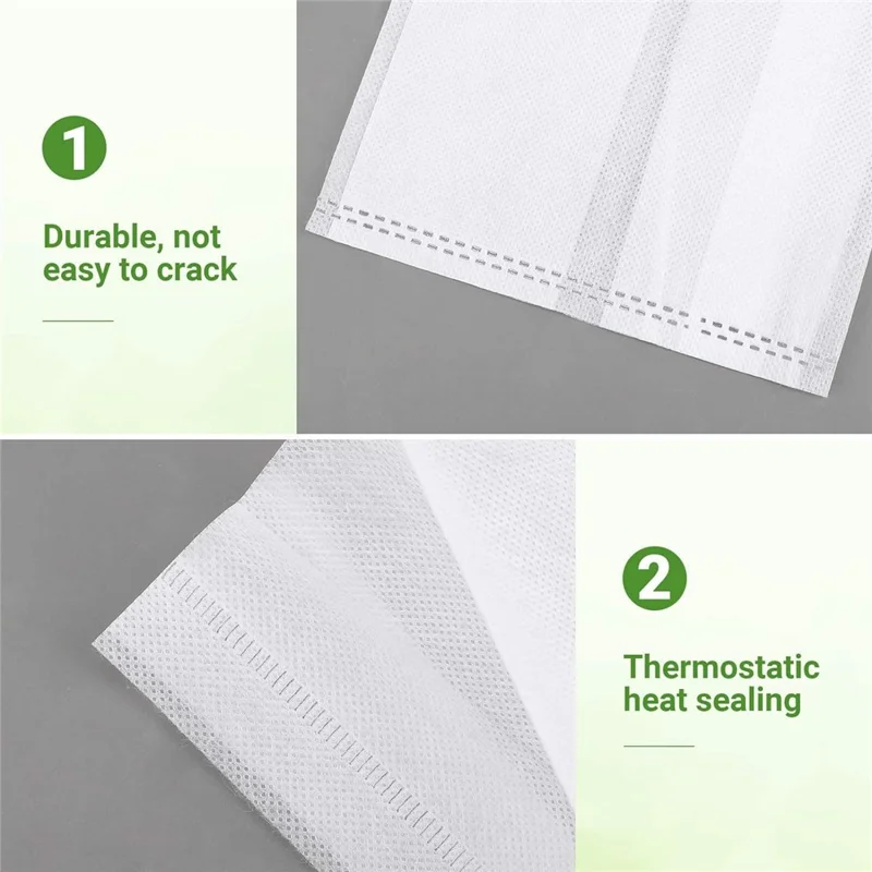 Breathable Plant Seedling Bags 14x16cm / Top: 8x12cm 100Pcs Non-Woven Fabric Growing Bags