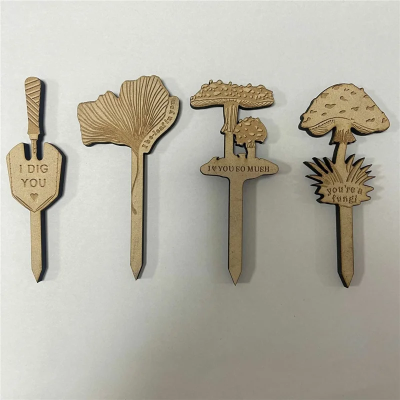 4Pcs Garden Labels Plant Identification Card Sign Tags Potted Bonsai Markers