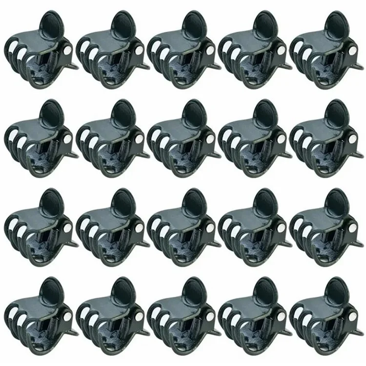 100pcs Gartenpflanze Clips Orchideenblumenfixierklammern Pflanze Rebe Plastikstütze Clips