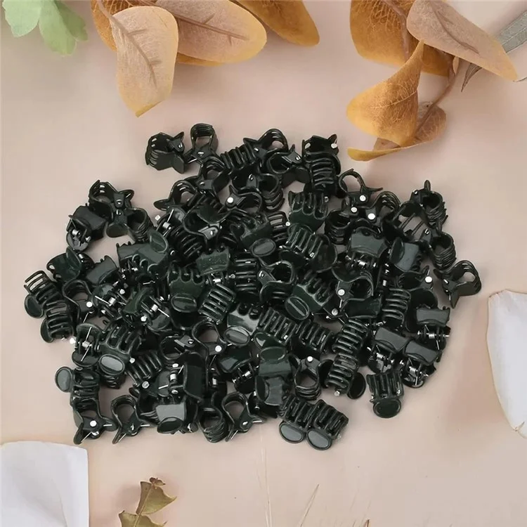 100pcs Gartenpflanze Clips Orchideenblumenfixierklammern Pflanze Rebe Plastikstütze Clips