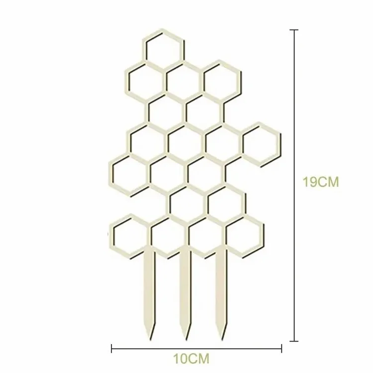 Stabilizing Plant Support 19x10cm Board Trellis for Potted Climbing Plants