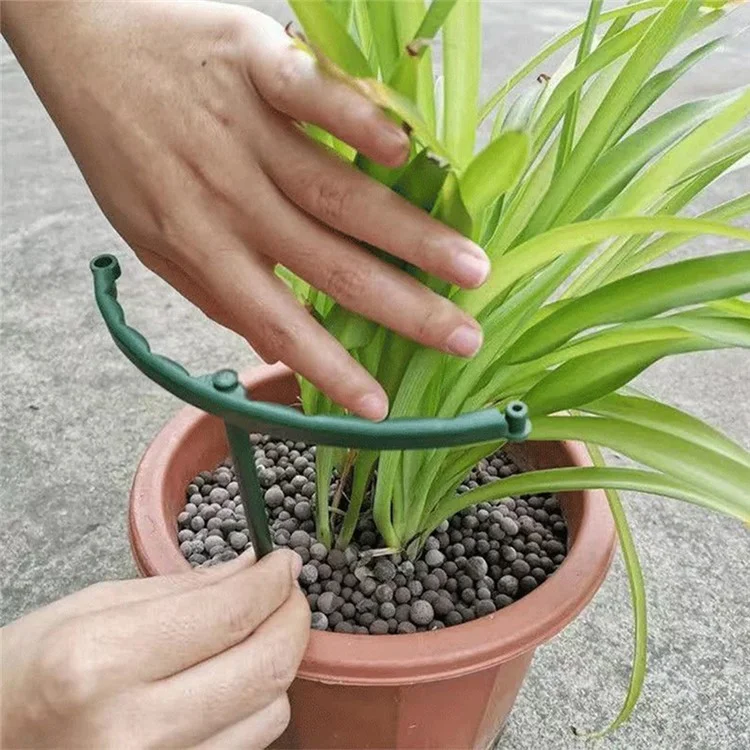 FS-2139 12 pièces / Ensemble de 25 cm Supports en plastique pour plantes de jardin pour Pivoines, Hortensias, Vignes 