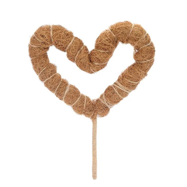 JM3030 50 cm Tige de support flexible pour plante Pothos Coco Coir 