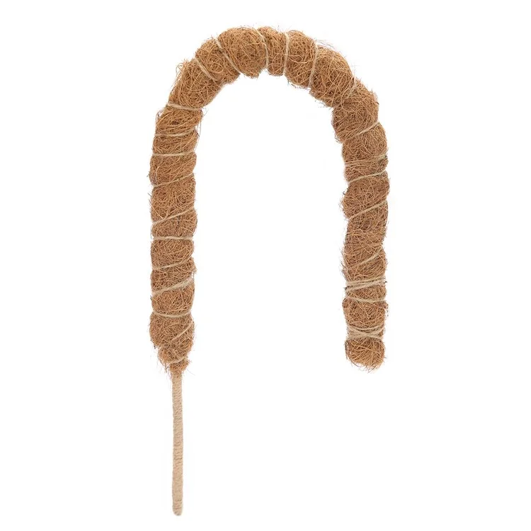 JM3030 50 cm Tige de support flexible pour plante Pothos Coco Coir 
