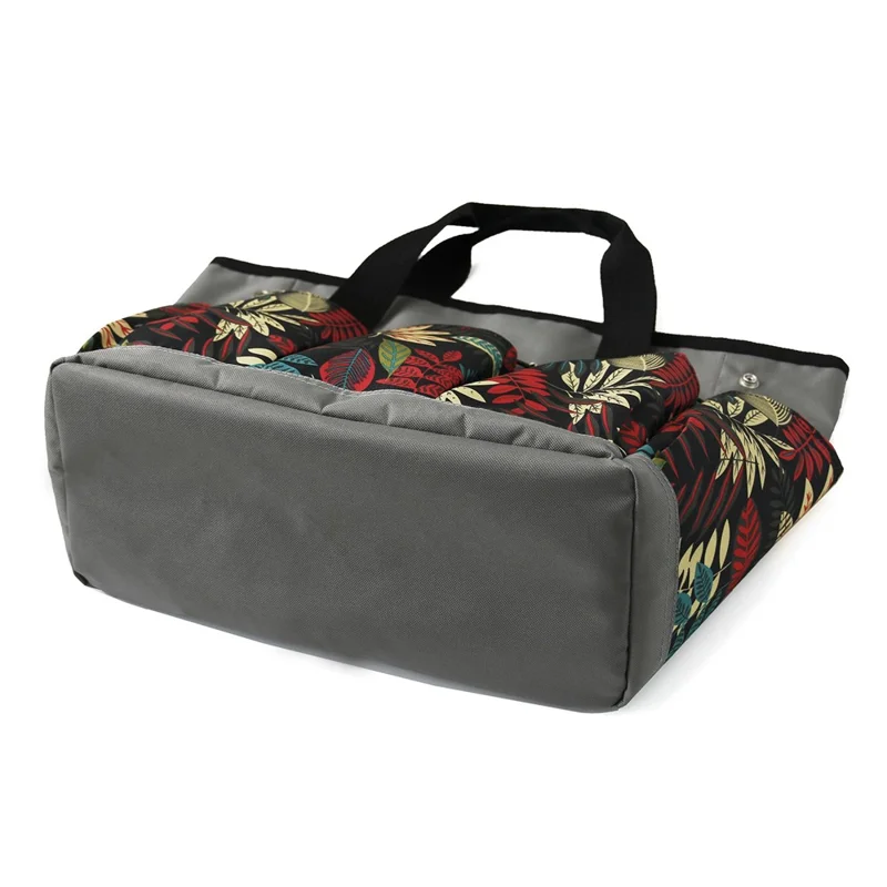 Oxford Cloth Garden Tool Storage Handbag 9 Pockets Gardening Tools Bag - Yellow