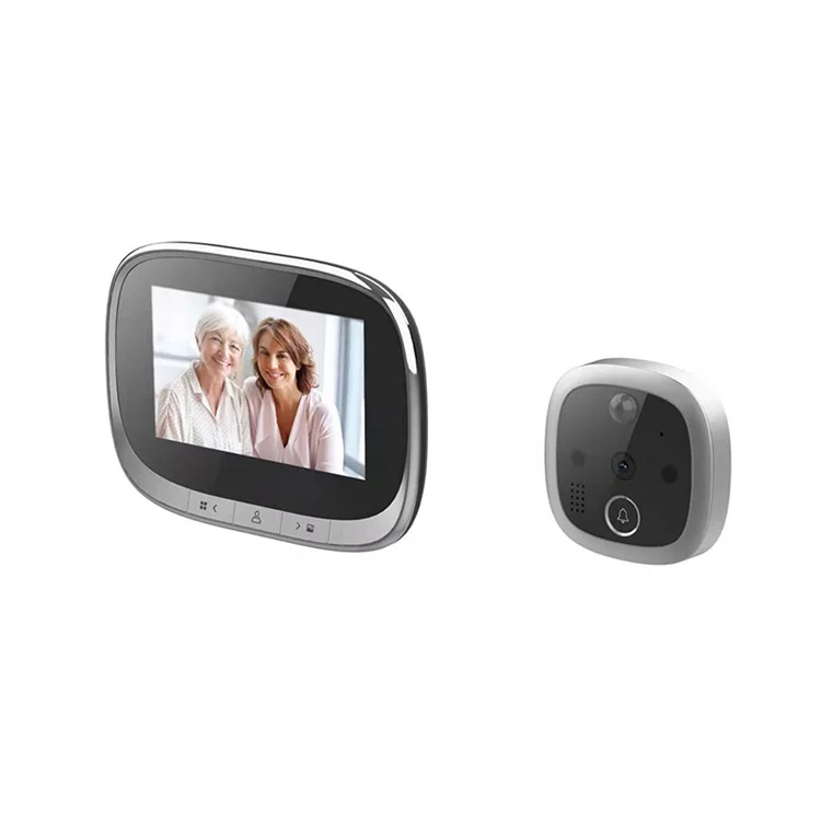 SF550 4.3 inch Infrared Video Doorbell Motion Detection Door Security System - Silver
