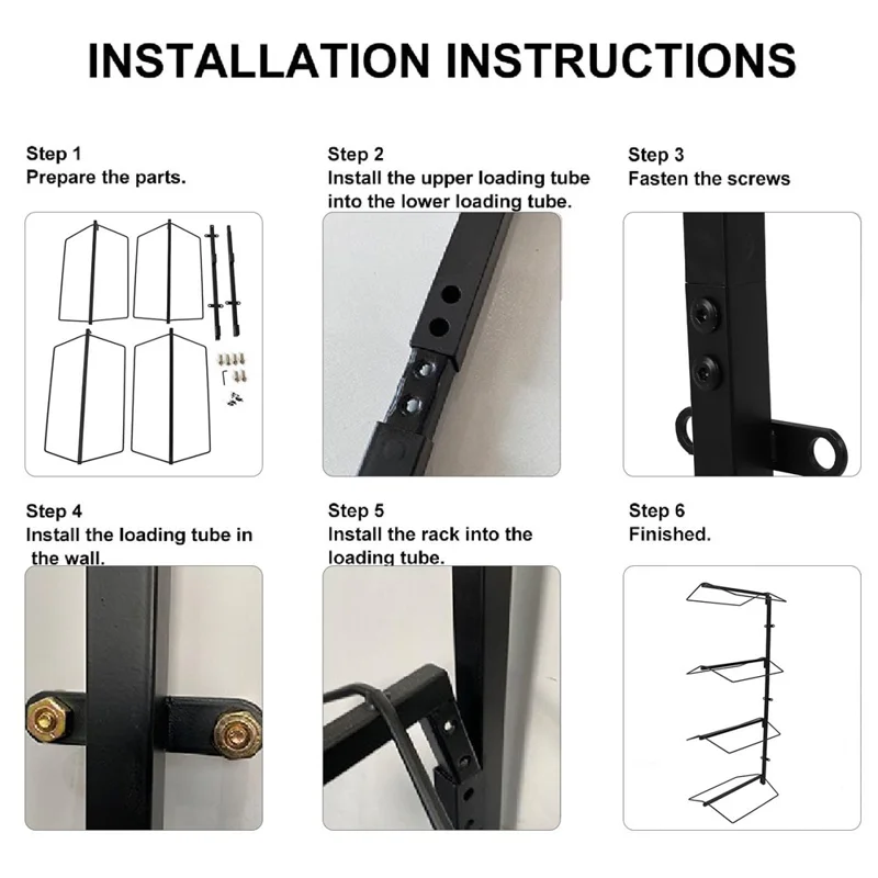 4 Tier Heavy Duty Wall Mount Saddle Rack For Horse Tack Pad Accessories Storage Adjustable Height