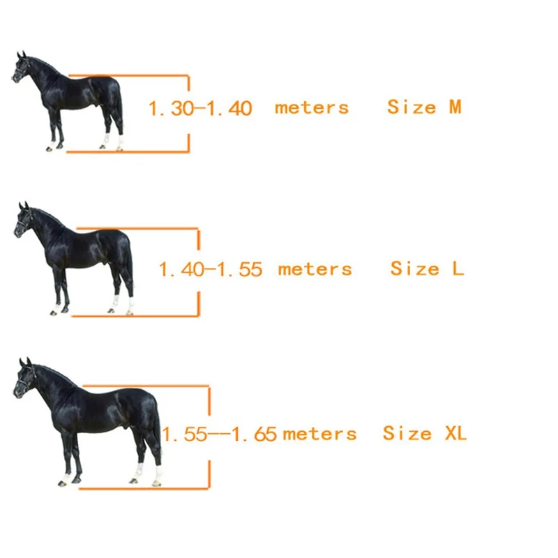 4 Uds. / Set Botas de Protección para Salto Ecuestre Forradas de Neopreno Grueso con Acolchado de PU, Absorción de Impactos - Azul Marino / L