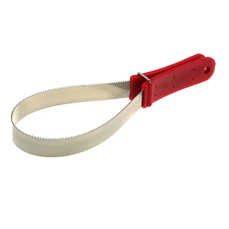 Raschietto in Acciaio Inossidabile per Sudore di Cavallo - Strumento di Toelettatura per Sollievo dal Prurito e Perdita di Pelo con Denti - Rosso