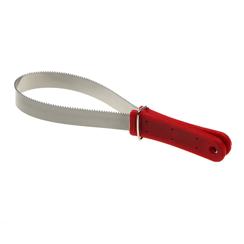 Raschietto in Acciaio Inossidabile per Sudore di Cavallo - Strumento di Toelettatura per Sollievo dal Prurito e Perdita di Pelo con Denti - Rosso