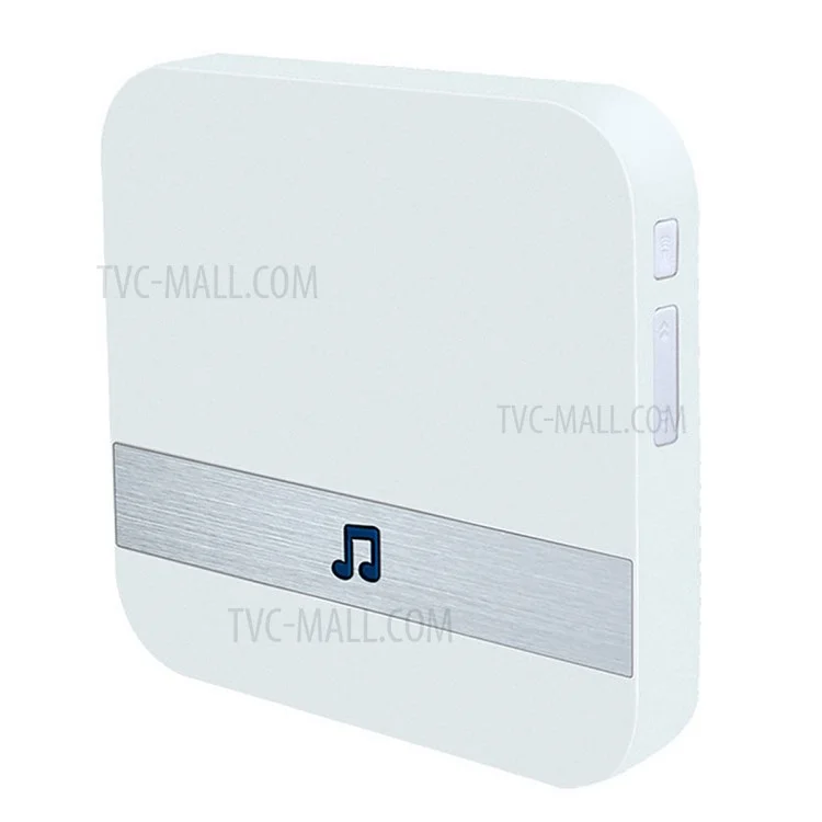 433MHz Wireless Smart Video Doorbell Chime Music Receiver Home Security Indoor Intercom Door Bell - White EU Plug