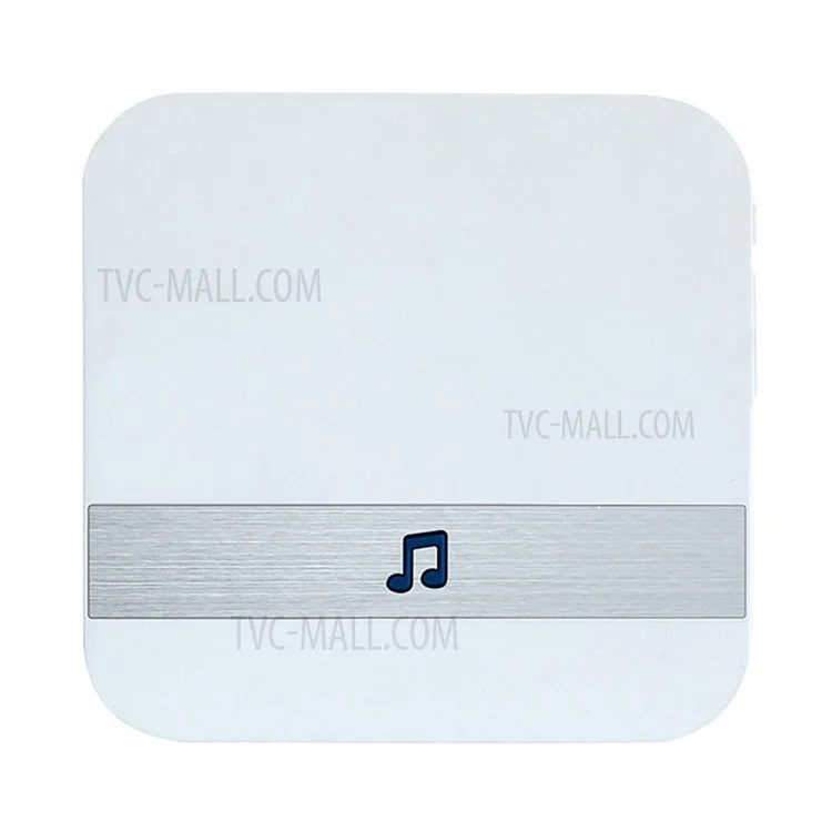 433MHz Wireless Smart Video Doorbell Chime Music Receiver Home Security Indoor Intercom Door Bell - White EU Plug