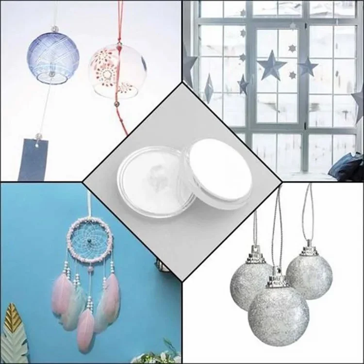 20Stück 2cm Deckenhalterung Klebesockel Plastikwandaufhänger Ornament Lampe Transparente Deckenleuchten