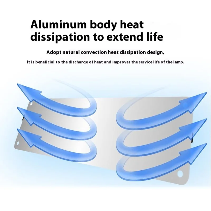 12V 3-Panel Plant Growing Light Plant Shelf Seedling Growth Fill Light, EU Plug - Warm Light