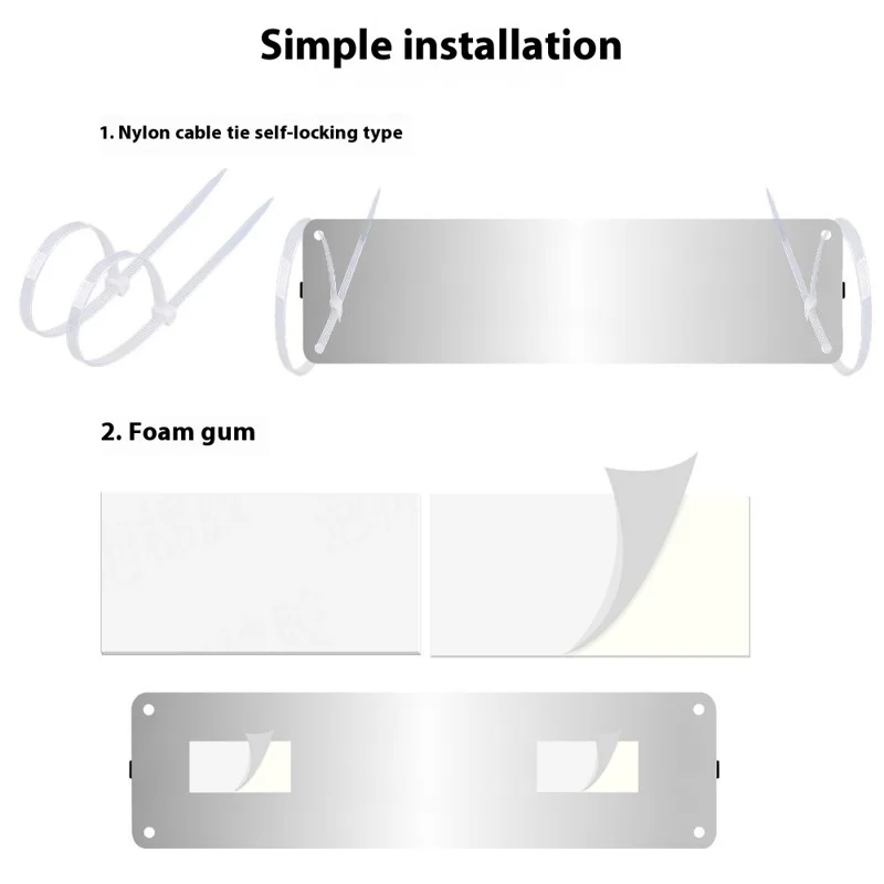 12V 3-Panel Plant Growing Light Plant Shelf Seedling Growth Fill Light, EU Plug - Warm Light