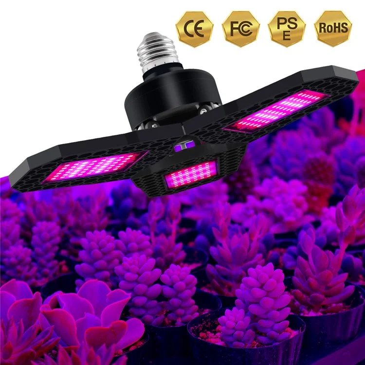 144 LEDs Greenhouse Hydroponic System SMD 2835 E27 Pflanzenwachstumslampe für Innenräume