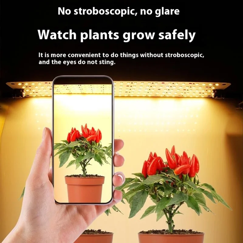 12V 2-Panel Plant Growing Light Potted Plants Shelf Seedling Growth Fill Light, EU Plug - Cold Light