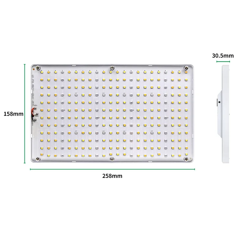 Lampe de croissance LED spectre complet avec support de bureau Mode Veg Bloom Variateur progressif, Style F - Prise US