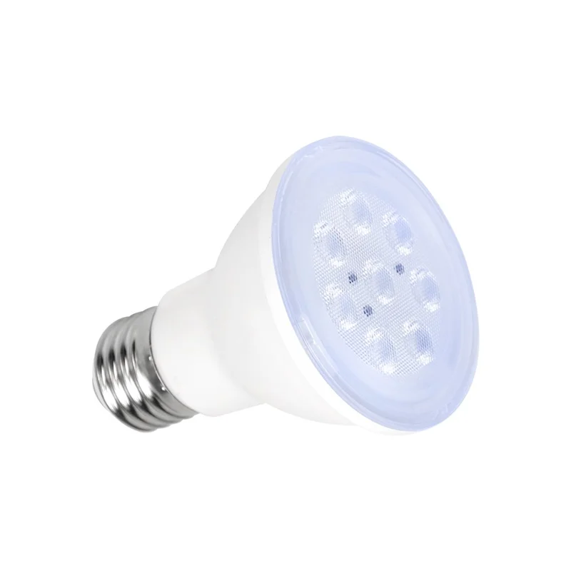 8-LED 7W Hocheffiziente E27 Sockel PAR LED Pflanzenlampe für Innenbereichswachstum - Warmweißes Licht