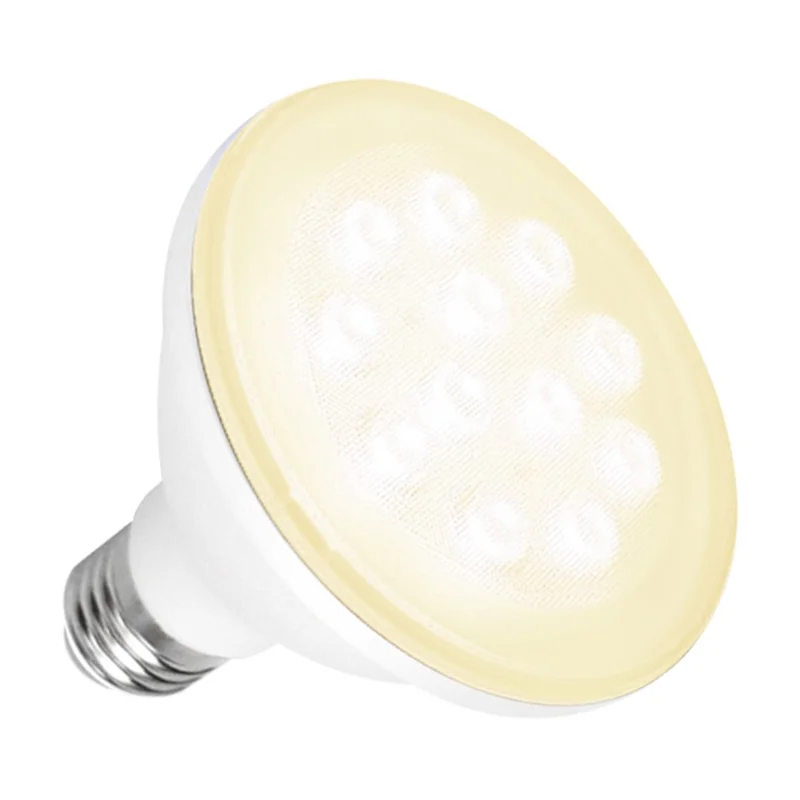 12-LED 11W Hocheffiziente E27 Sockel PAR LED Pflanzenlampe für Innenräume - Warmweißes Licht