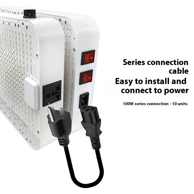 Adjustable Modes Dimmable Full Spectrum Plant Grow Light 416 LEDs Indoor Plants Growth Lamp, Small Size - EU Plug
