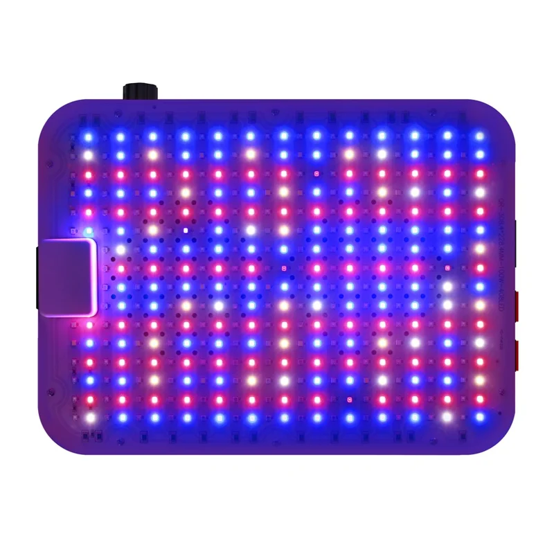 Adjustable Modes Dimmable Full Spectrum Plant Grow Light 416 LEDs Indoor Plants Growth Lamp, Small Size - EU Plug
