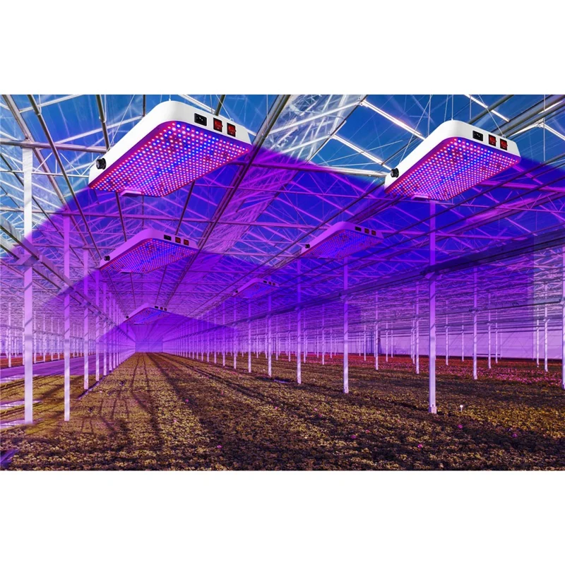 Adjustable Modes Dimmable Full Spectrum Plant Grow Light 556 LEDs Indoor Plants Growth Lamp, Large Size - EU Plug