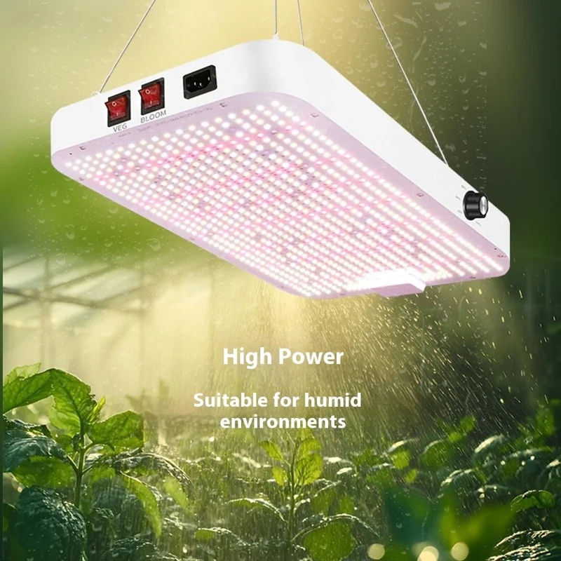 Adjustable Modes Dimmable Sunlight Simulation Plant Grow Light 792 LEDs Indoor Plants Growth Lamp, Large Size - EU Plug