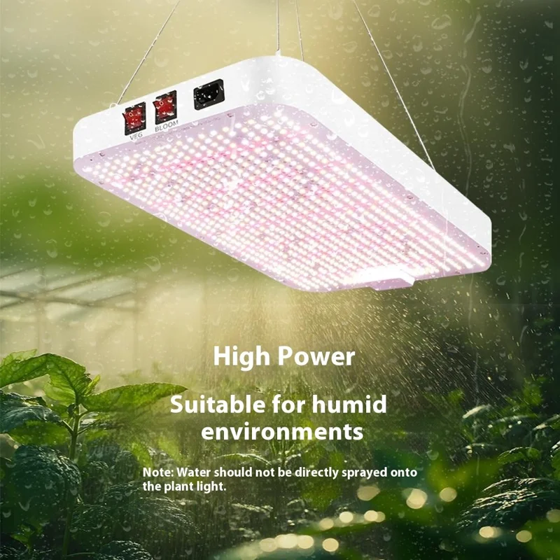 Lampe de croissance pour plantes à spectre complet avec 608 LED, simulation de lumière solaire, lampe segmentée pour petites plantes - Prise US
