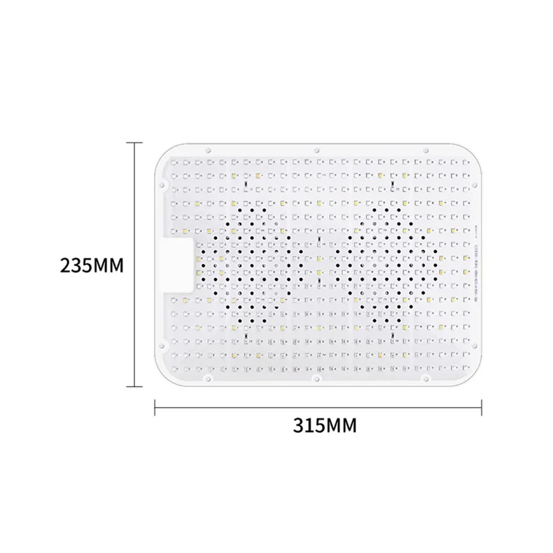 608 LEDs Full Spectrum Plant Grow Light Sunlight Simulation Segmented Plants Lamp, Small Size - EU Plug