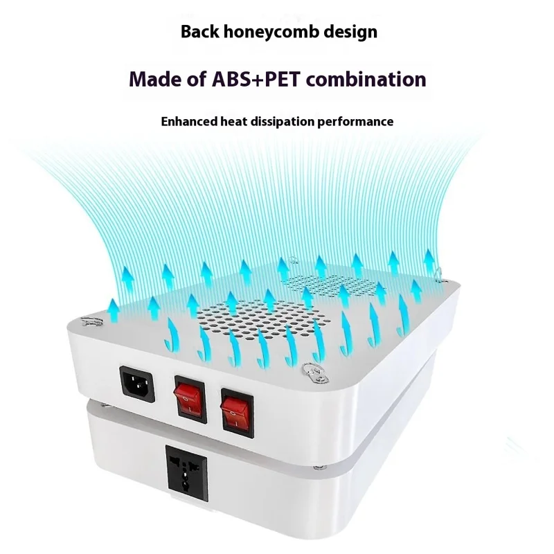 608 LEDs Full Spectrum Plant Grow Light Sunlight Simulation Segmented Plants Lamp, Small Size - EU Plug
