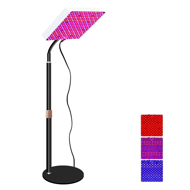 Style G VEG and Bloom Segmented Full Spectrum Square Shape Plant Grow Light for Indoor Plants Desktop Growing Lamp, EU Plug