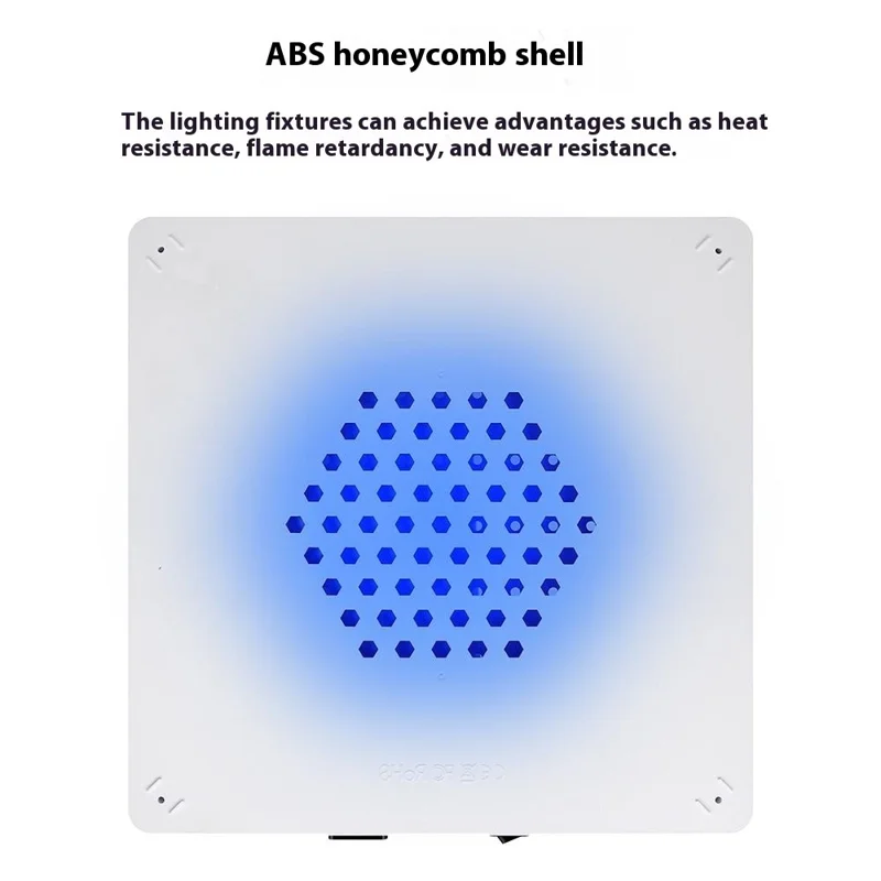 Style G VEG and Bloom Segmented Full Spectrum Square Shape Plant Grow Light for Indoor Plants Desktop Growing Lamp, EU Plug