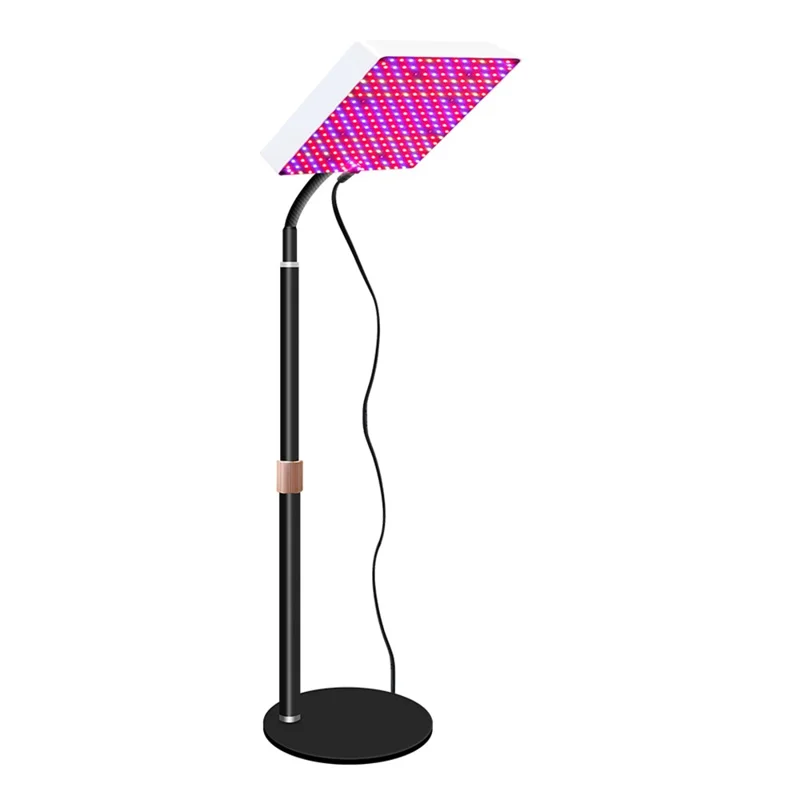 Style G VEG and Bloom Full Brightness Growing Lamp Square Shape Full Spectrum Desktop Plant Grow Light, EU Plug