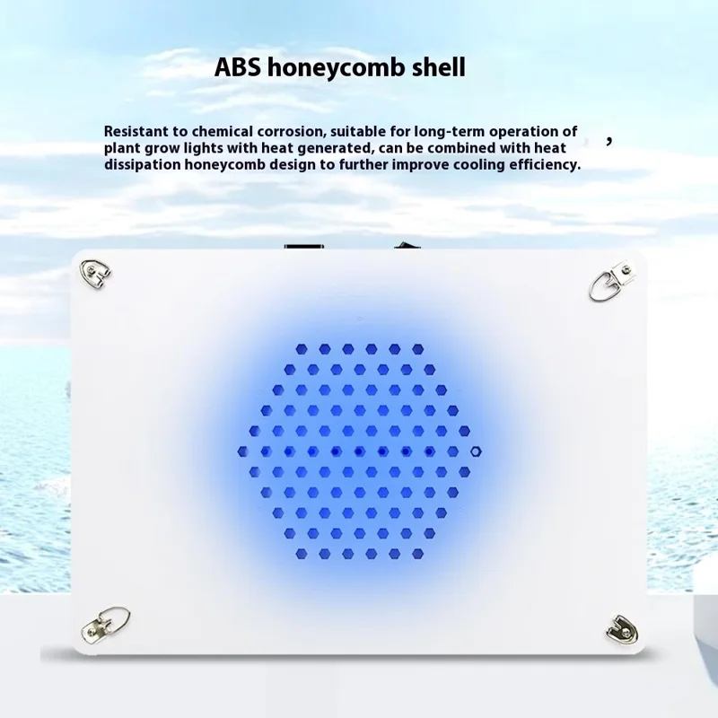 Style G Hanging Wire VEG and Bloom Full Brightness Growing Lamp Rectangular Full Spectrum Plant Grow Light, EU Plug