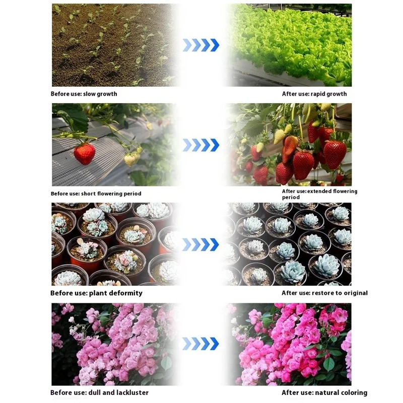 Style G Round Shape Sunlight Simulation Plant Grow Light with Hanging Wire VEG and BLOOM Full Brightness LED Growing Lamp, EU Plug