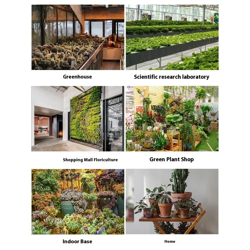 Luminária de Crescimento G Formato Quadrado com Simulação de Luz Solar, Fio de Suspensão, Luz LED Completa para Vegetação e Floração, Plugue EU