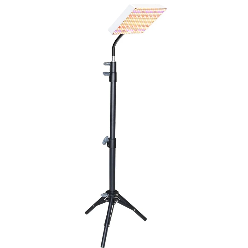 Luz de Crescimento G em Formato Quadrado para Plantas, Simulação de Luz Solar com Tripé, Modo VEG e BLOOM, Luminosidade Total, Lâmpada LED para Cultivo, Plug EU