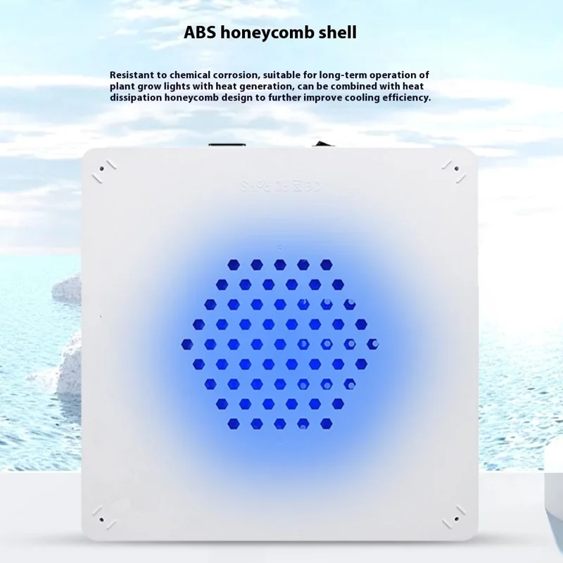 Luz de Crescimento G em Formato Quadrado para Plantas, Simulação de Luz Solar com Tripé, Modo VEG e BLOOM, Luminosidade Total, Lâmpada LED para Cultivo, Plug EU