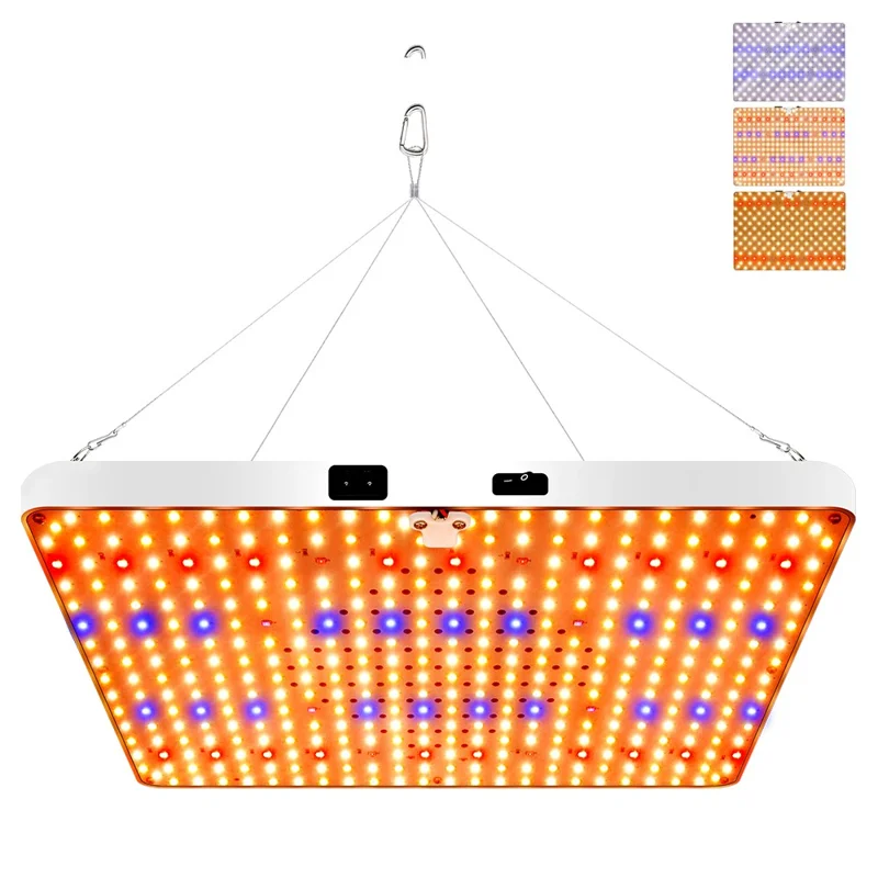 Lampada di crescita LED rettangolare Style G con simulazione della luce solare e filo di sospensione, modalità VEG e BLOOM, Spina EU