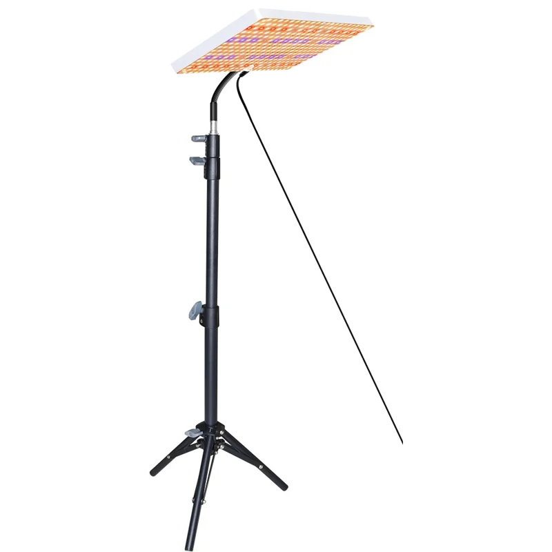 Style G Rectangular Sunlight Simulation Plant Grow Light with Tripod VEG and BLOOM Full Brightness LED Growing Lamp, EU Plug