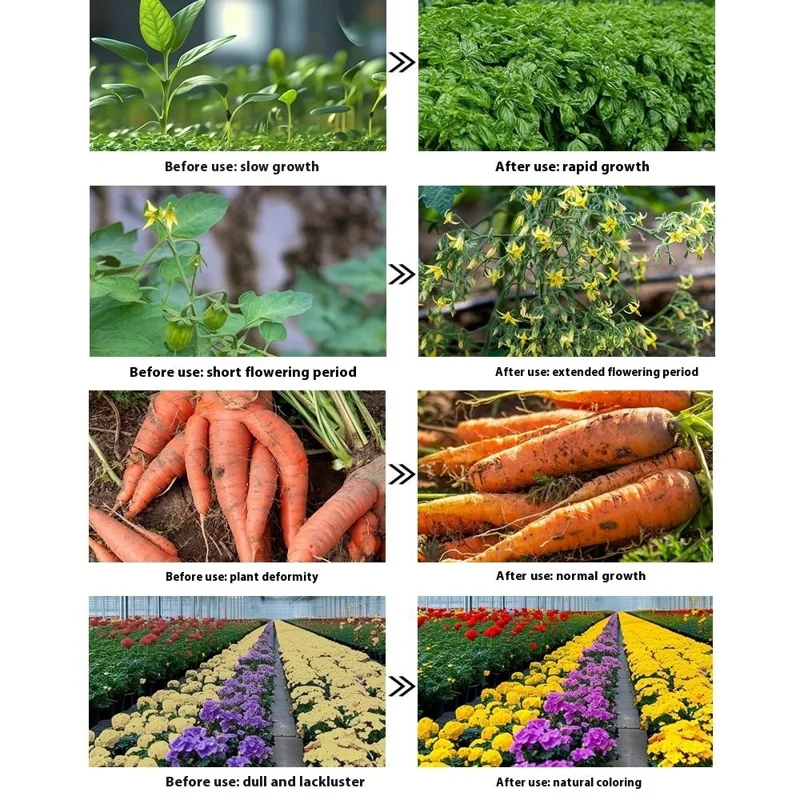 Style G Rectangular Sunlight Simulation Plant Grow Light with Tripod VEG and BLOOM Full Brightness LED Growing Lamp, EU Plug