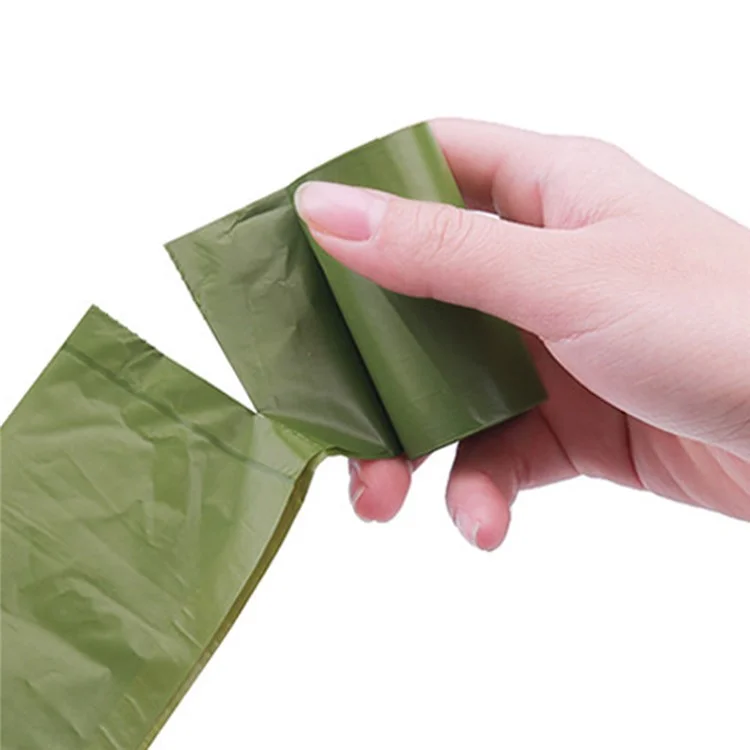 16 Rouleaux de Sacs Biodégradables et Compostables pour Déchets de Chien, Fuites Étanches avec Distributeur