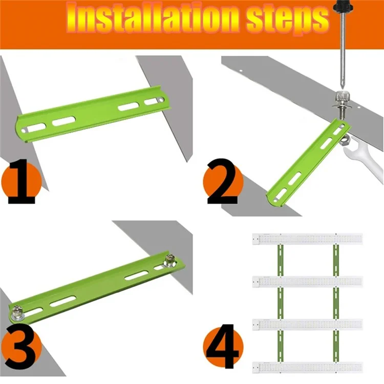 Barra Della Luce di Coltivazione a Led 156 GD-4D AC 100-277V Lampada di Coltivazione di Piante a Spettro Completo - Spina Degli Stati Uniti