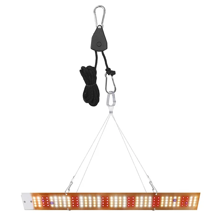 Barra de luz com crescimento 156-LED GD-4D AC 100-277V, espectro total, lâmpada de crescimento de plantas - Plugue EUA