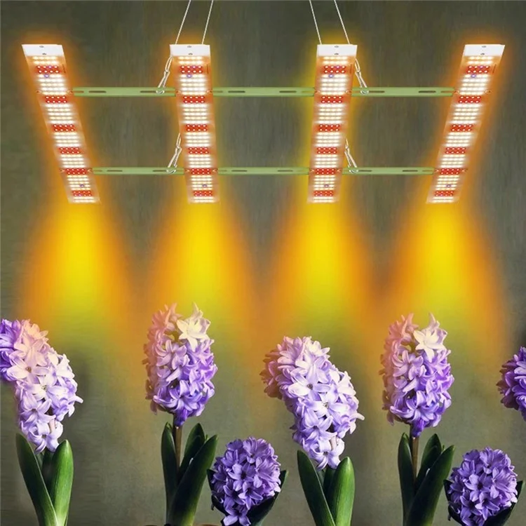 Barra de luz com crescimento 156-LED GD-4D AC 100-277V, espectro total, lâmpada de crescimento de plantas - Plugue EUA