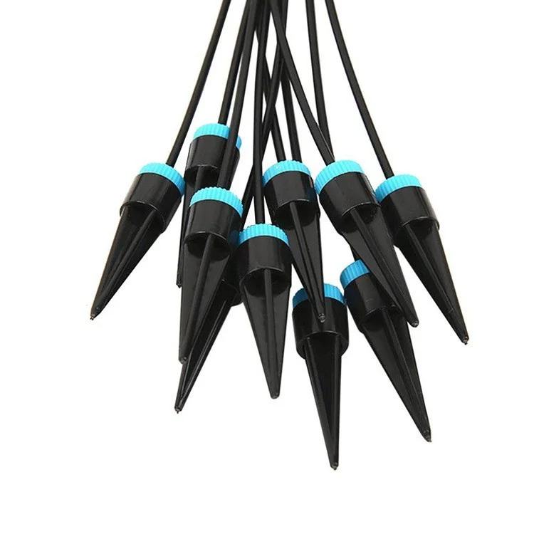 Système d'Arrosage de Jardin avec Kit d'Irrigation à 10 Têtes de Goutte-à-Goutte pour Plantes d'Intérieur et d'Extérieur, Dispositif d'Auto-Irrigation